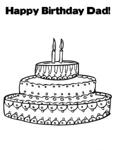 free printable happy birthday coloring pages for kids