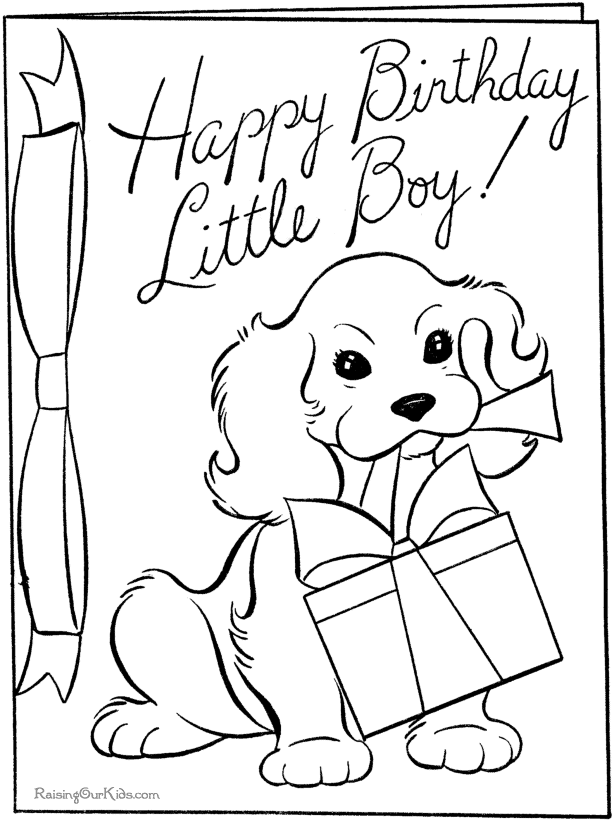 Download Free Printable Happy Birthday Coloring Pages For Kids