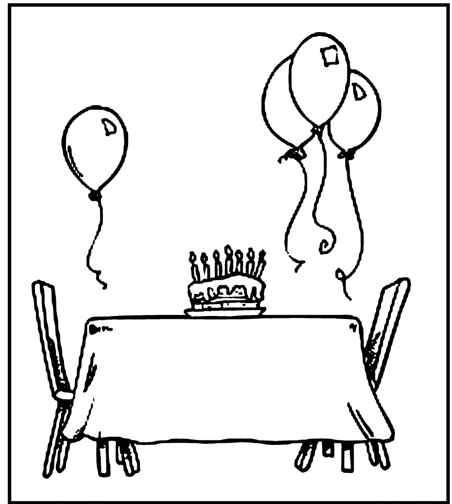 Happy Birthday Coloring Pages To Print