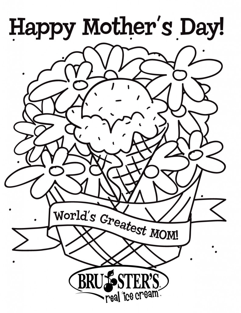 Happy Mother S Day Coloring Pages