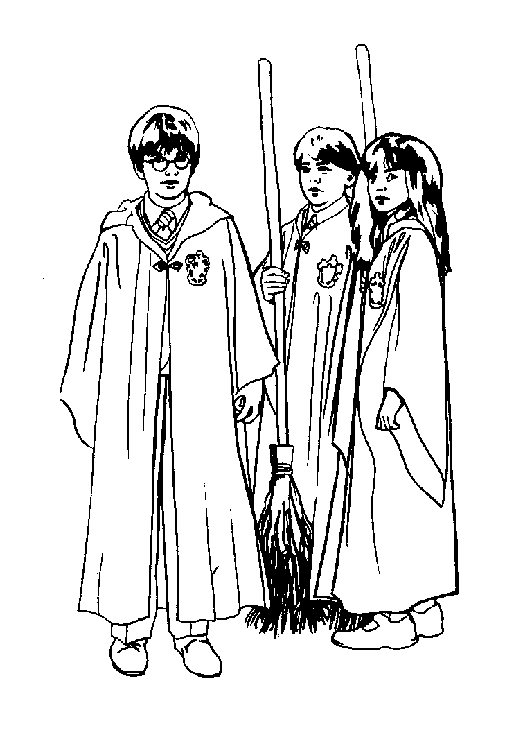 Harry Potter Coloring Page