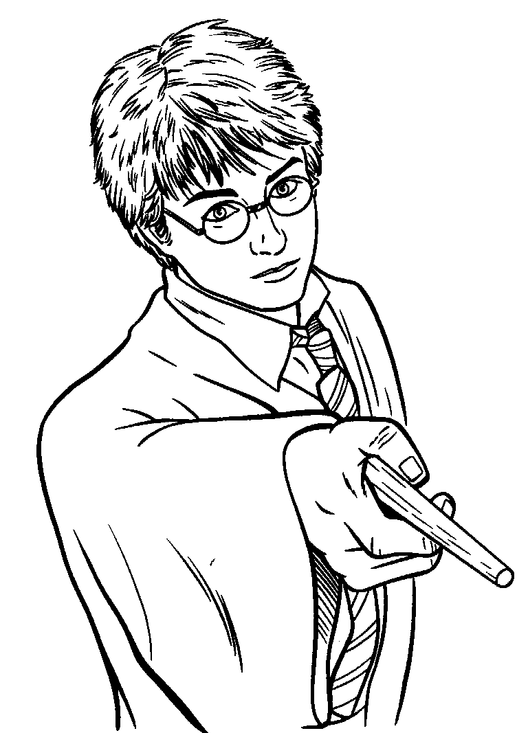 free printable harry potter coloring pages for kids