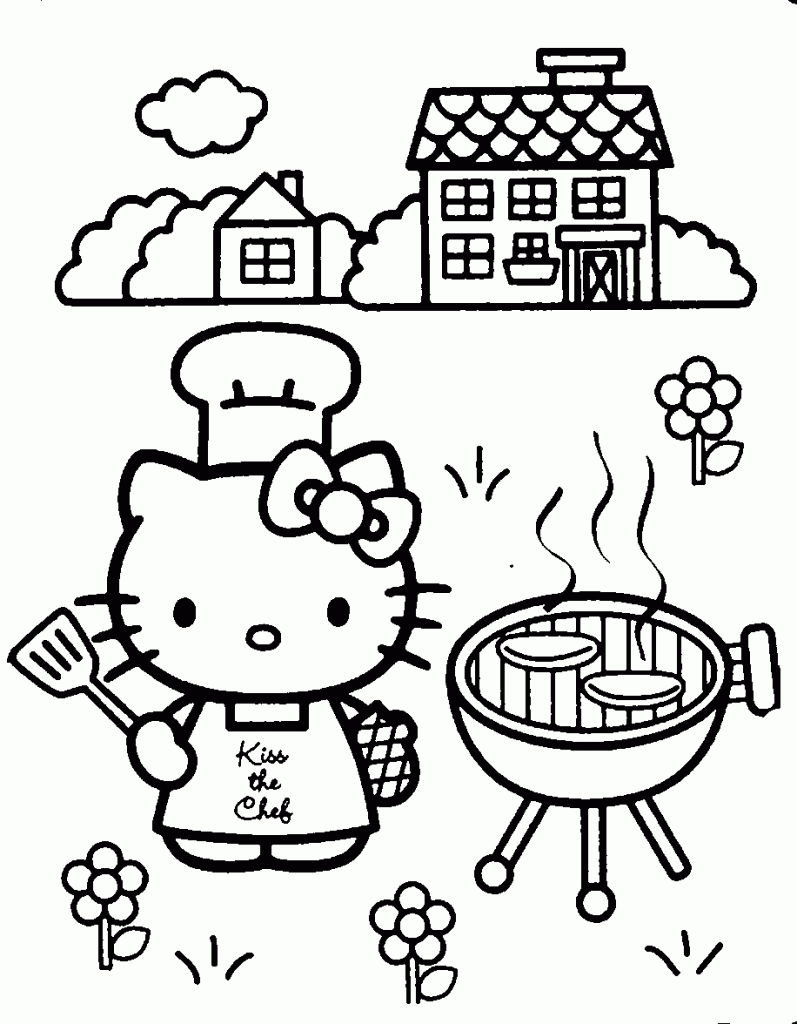 Hello Kitty Color Pages
