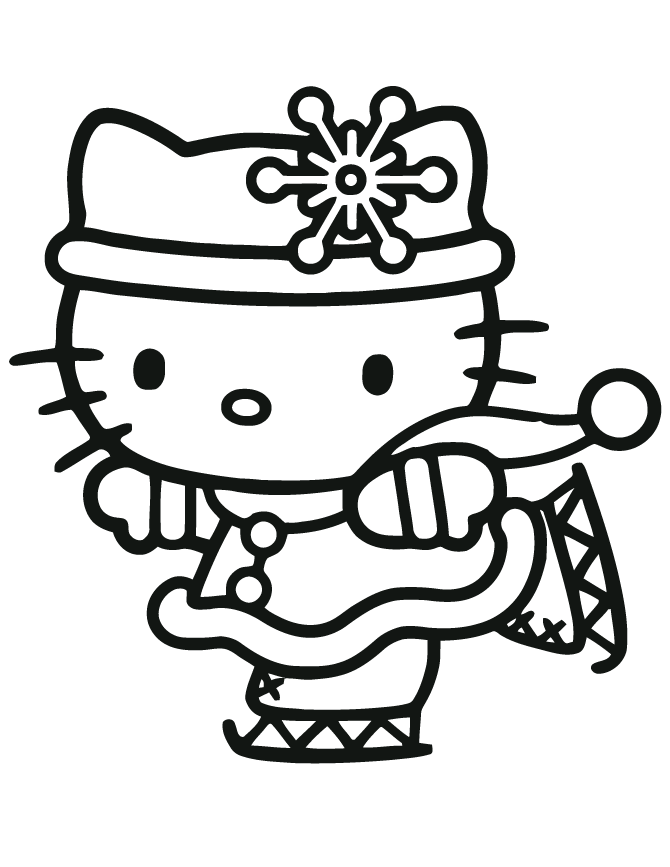 Free Printable Hello Kitty Coloring Pages For Kids