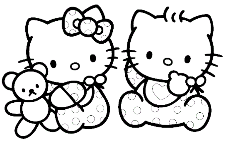 Free Printable Hello Kitty Coloring Pages For Kids