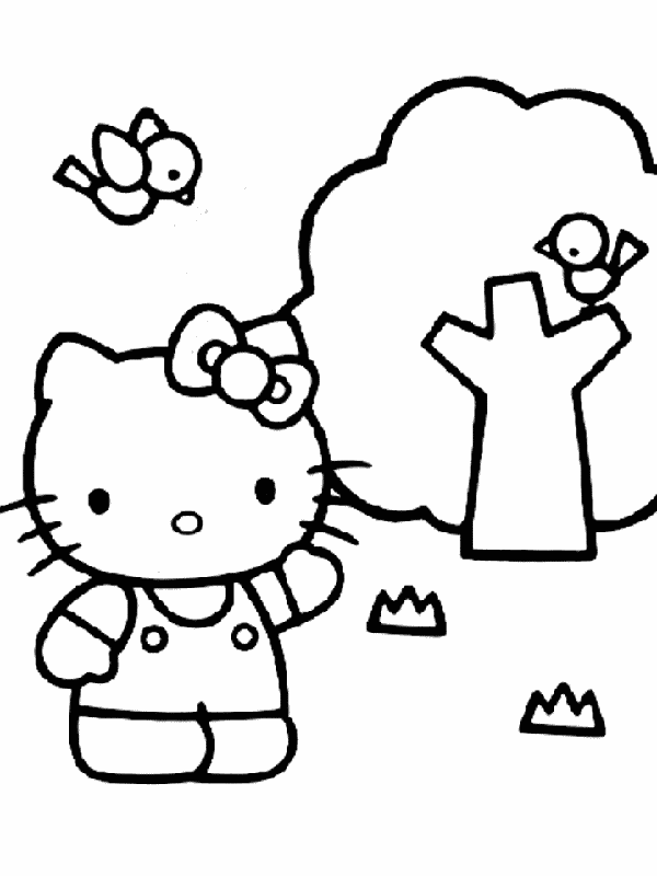 Hello Kitty coloring Pages Kids
