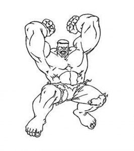 Free Printable Hulk Coloring Pages For Kids
