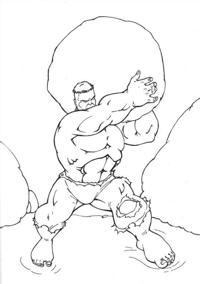 Hulk Coloring Pages To Print