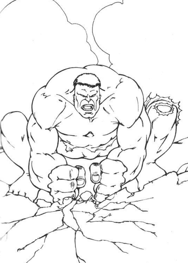 Hulk Printable Coloring Pages