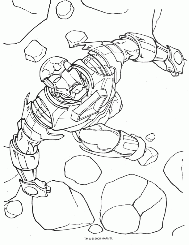 Iron Man Armored Adventures Coloring Pages