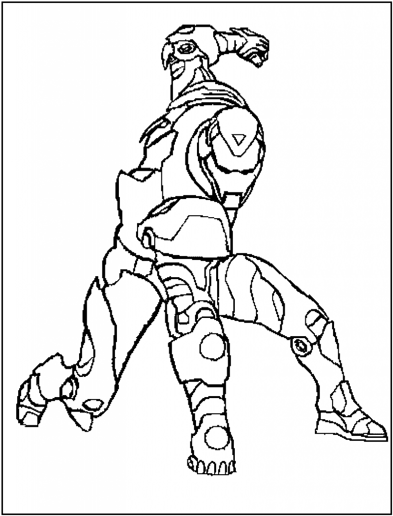 Free Printable Iron  Man Coloring Pages For Kids Best 