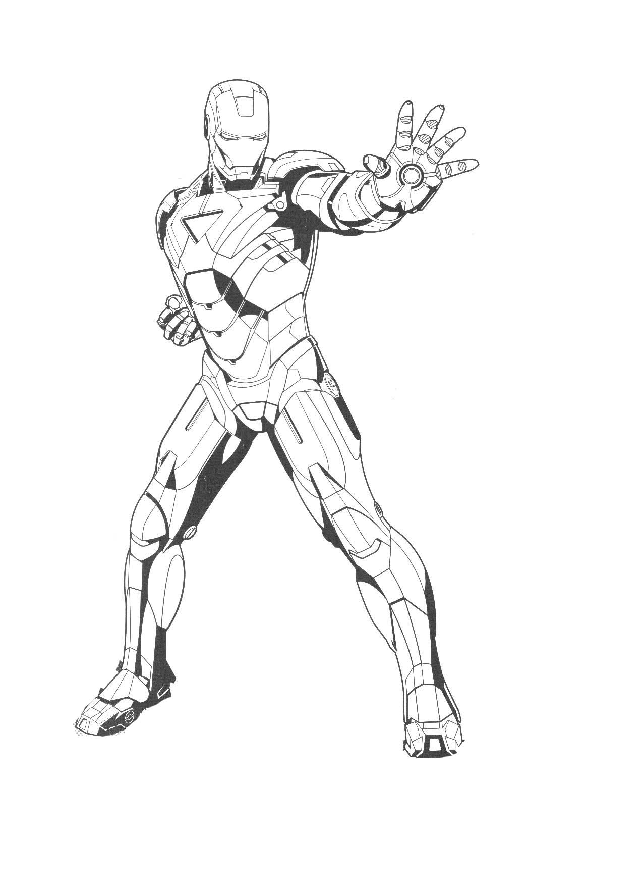 Free Printable Iron Man Coloring Pages For Kids - Best Coloring Pages