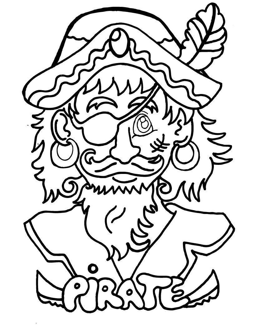 pirate coloring pages