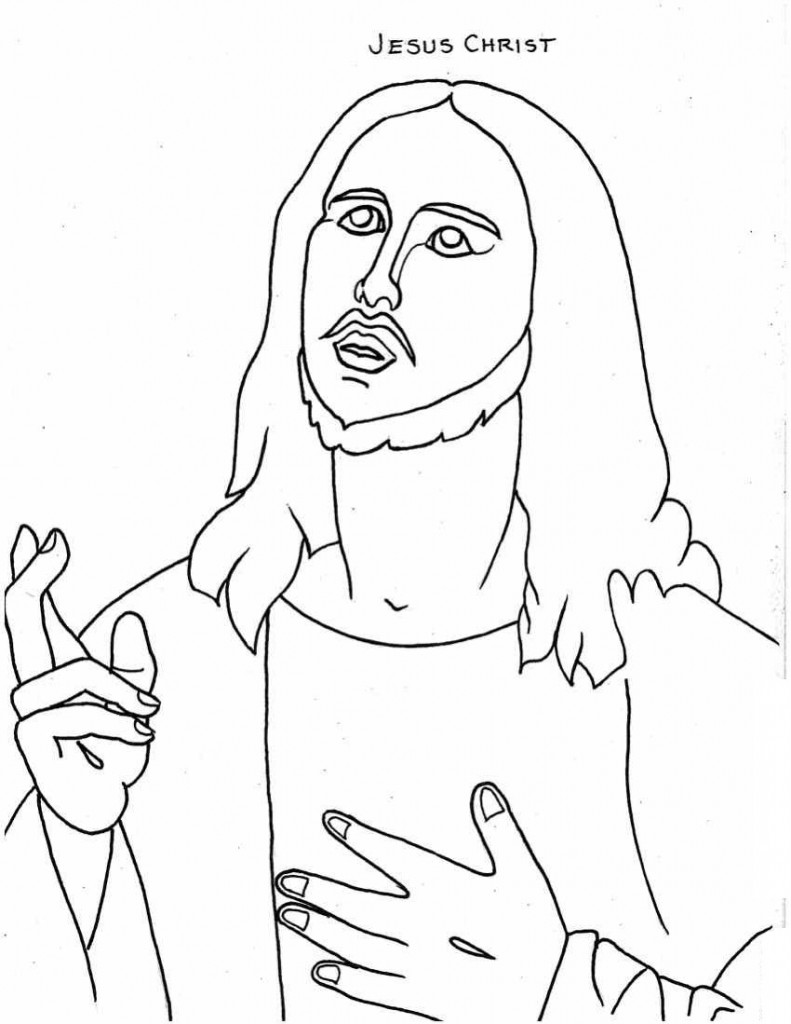 Jesus Coloring Pages Printable