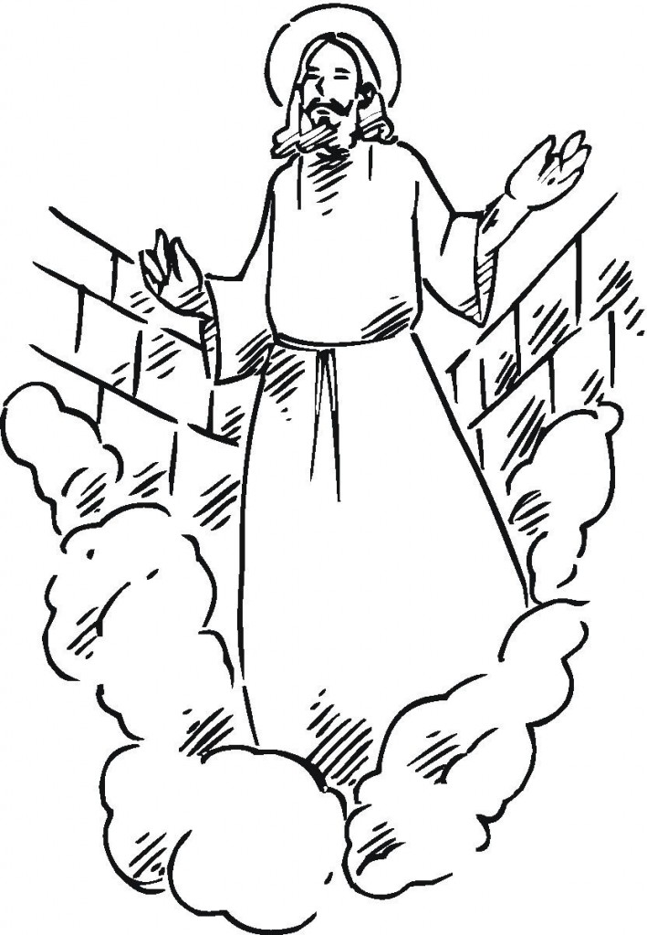 Jesus Printable Coloring Pages