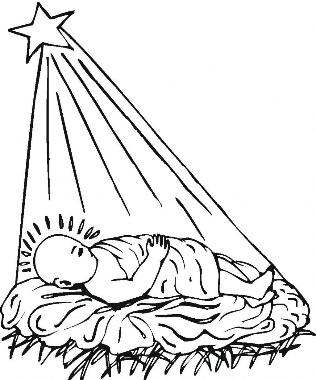 childrens bible coloring pages of jesus birth