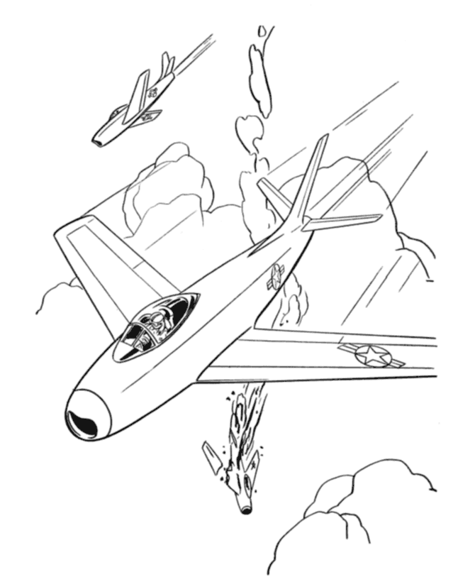 Free Printable Airplane Coloring Pages For Kids