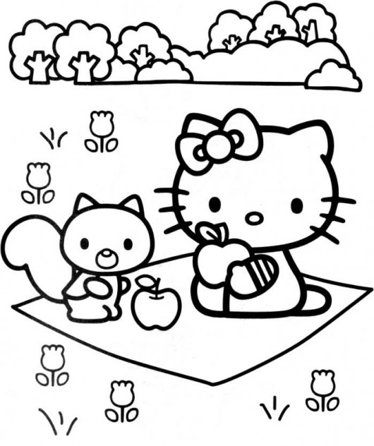 Download Free Printable Hello Kitty Coloring Pages For Kids