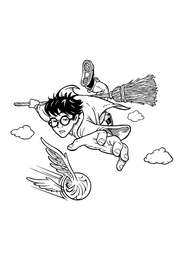 Free Printable Harry Potter Coloring Pages For Kids