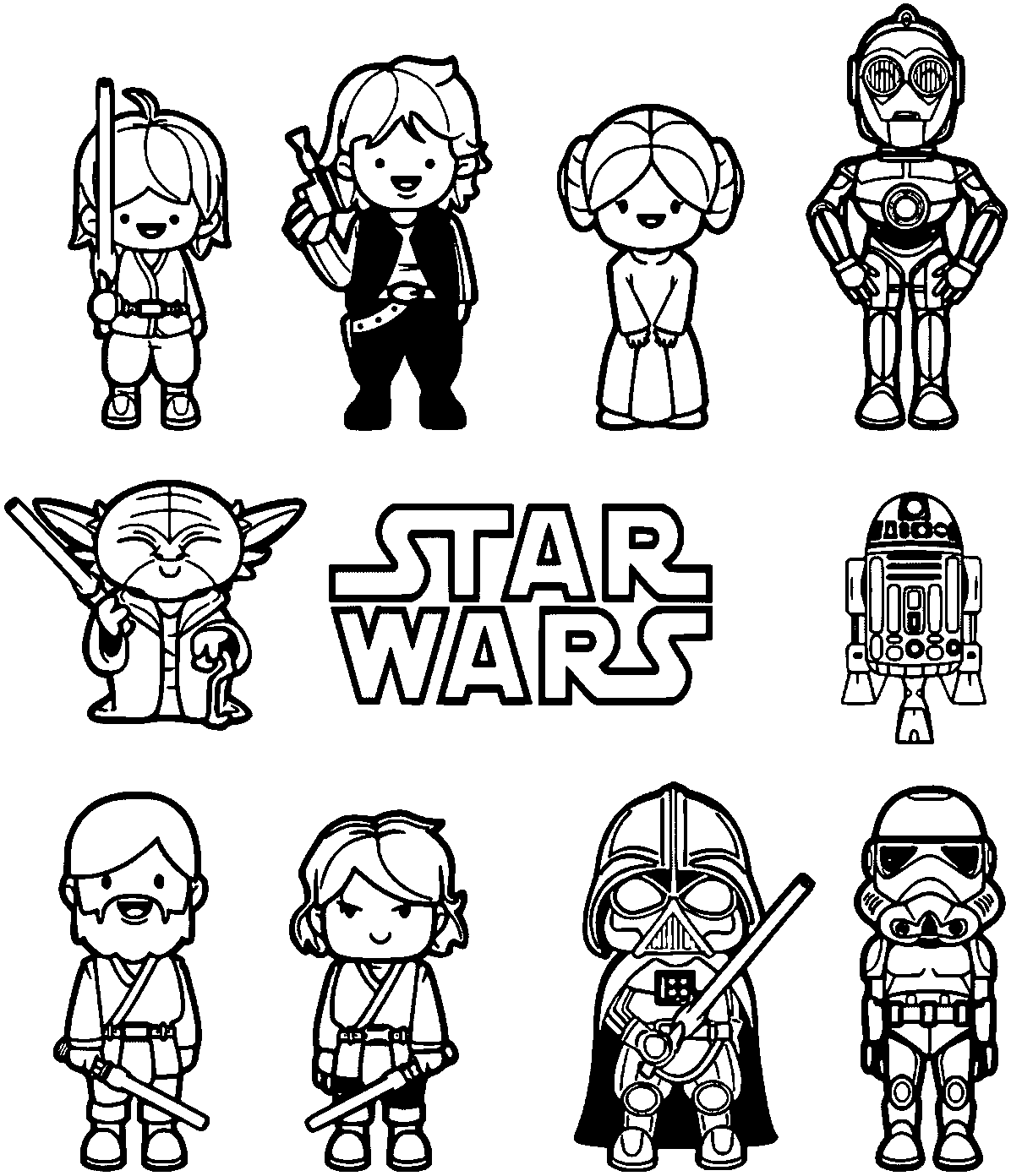 93 Coloring Pages Disney Star Wars  Latest Free