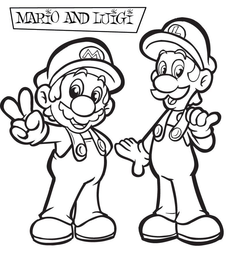 Free Printable Mario Coloring Pages For Kids