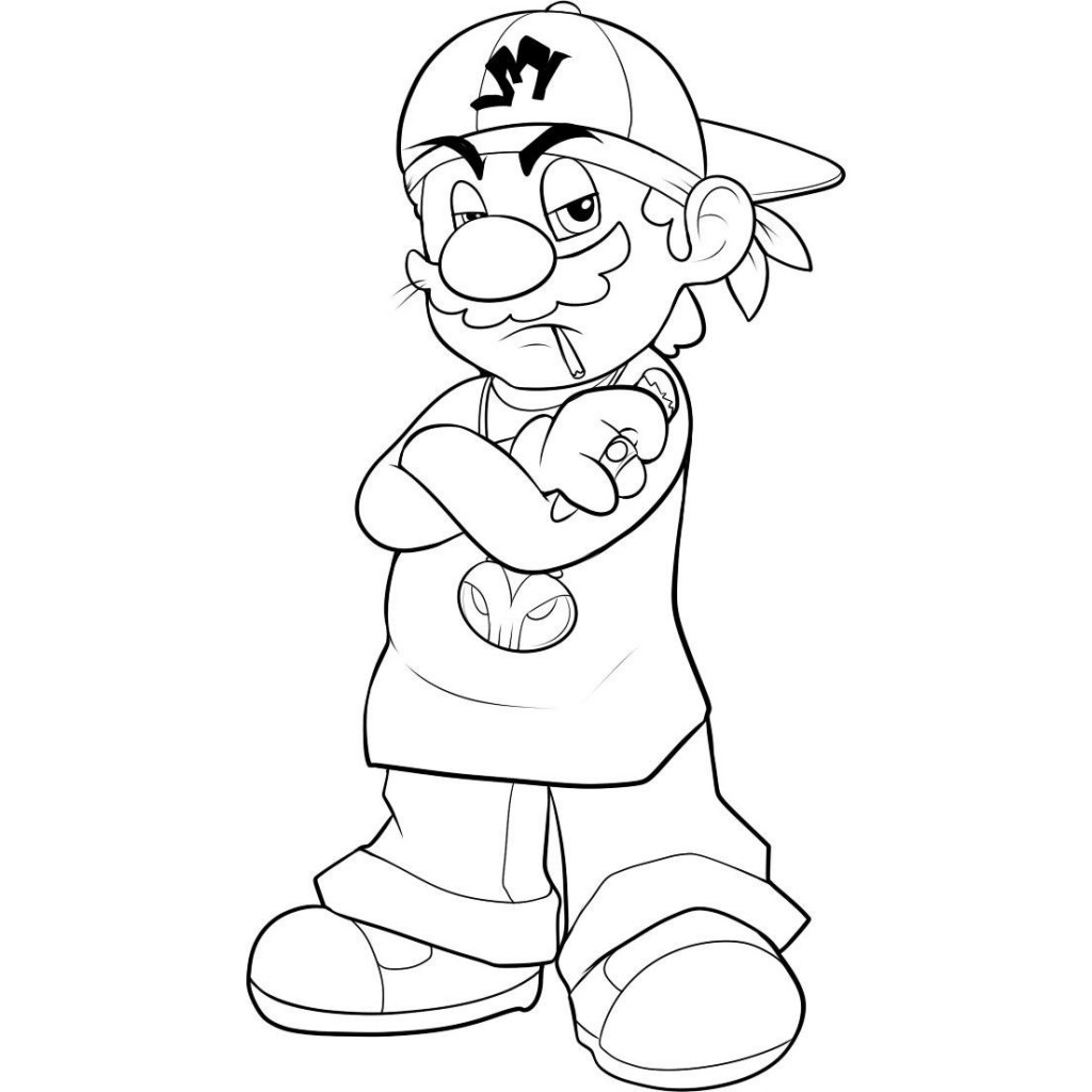 Mario Brother Coloring Pages