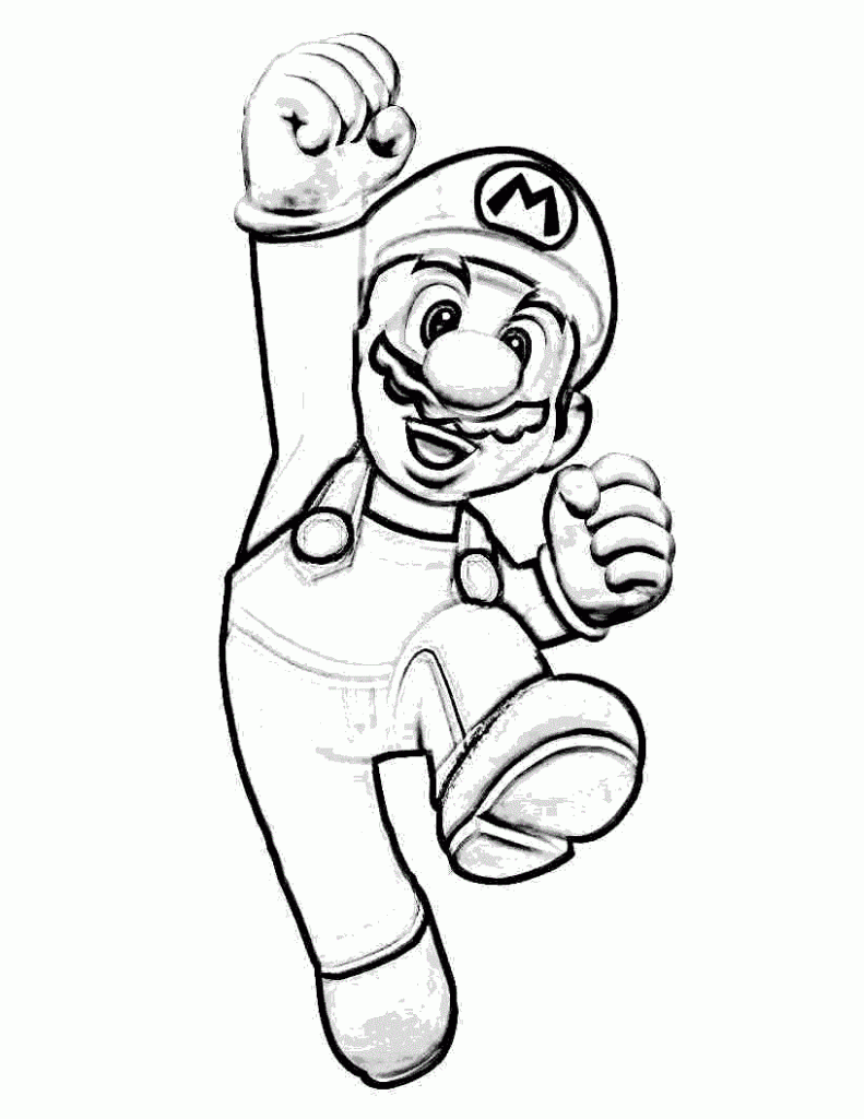 Mario Coloring Pages Printable