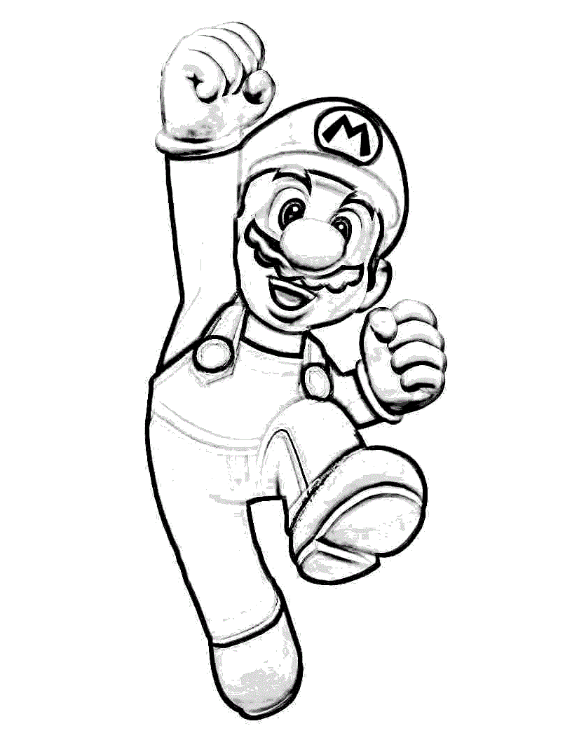 Free Printable Mario Coloring Pages For Kids