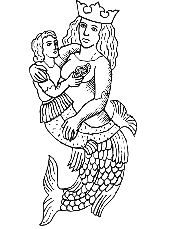 Free Printable Mermaid Coloring Pages For Kids