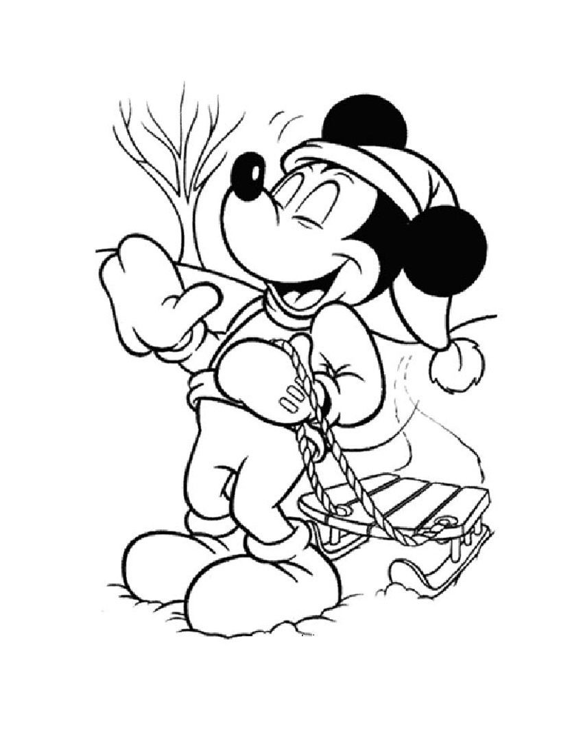 Mickey Mouse Coloring Book Pages