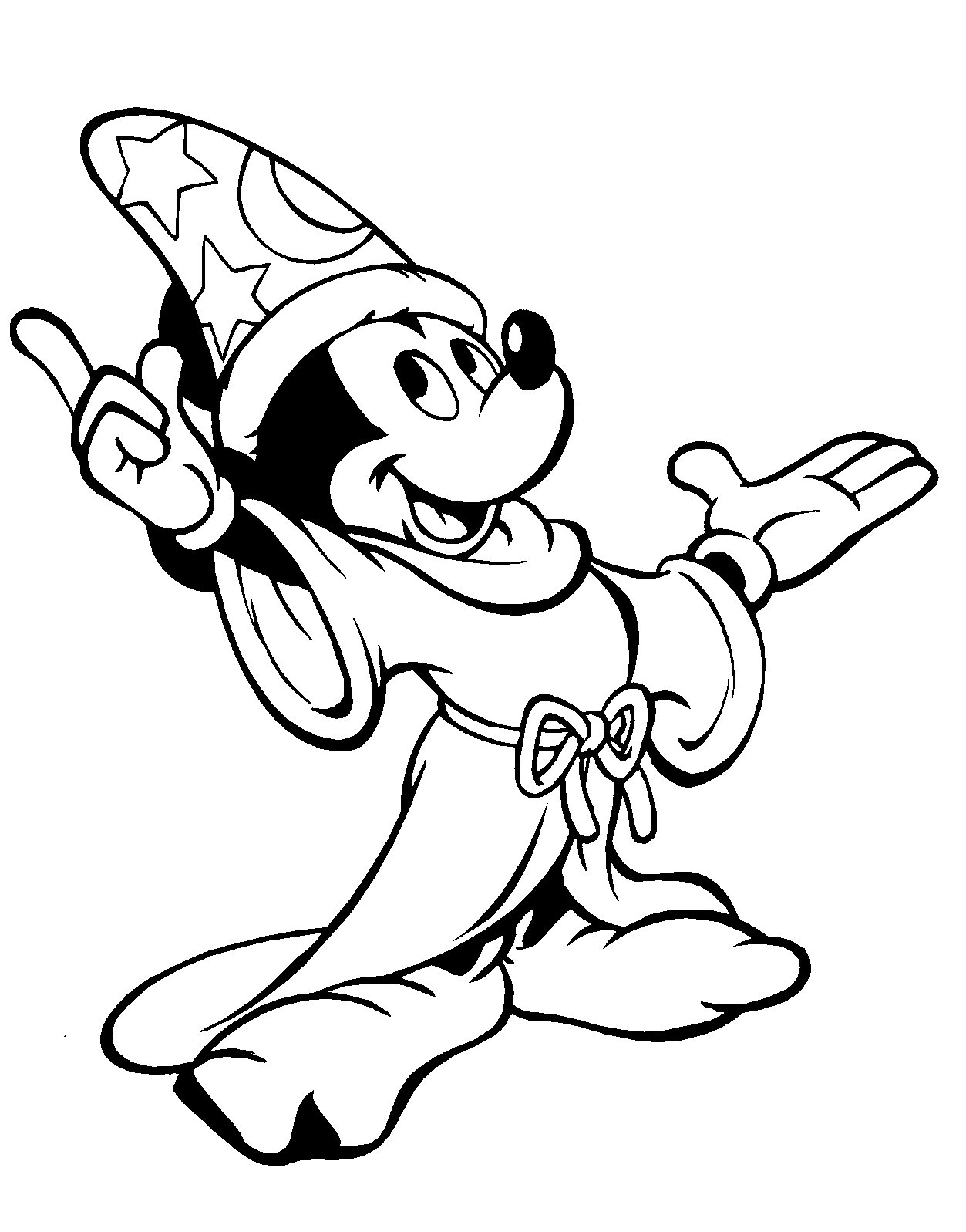 Free Mickey Mouse Coloring Pages For Toddlers