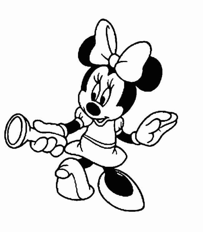 Minnie Mouse Coloring Pages Printable