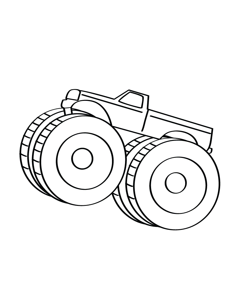 Free Printable Monster Truck Coloring Pages For Kids