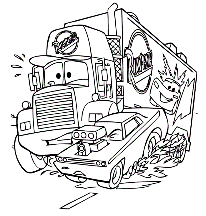 monster truck coloring pages