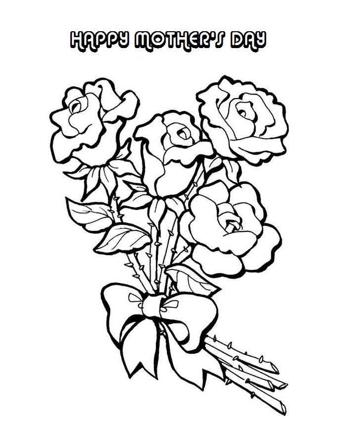 Mother Day Coloring Pages For Kids
