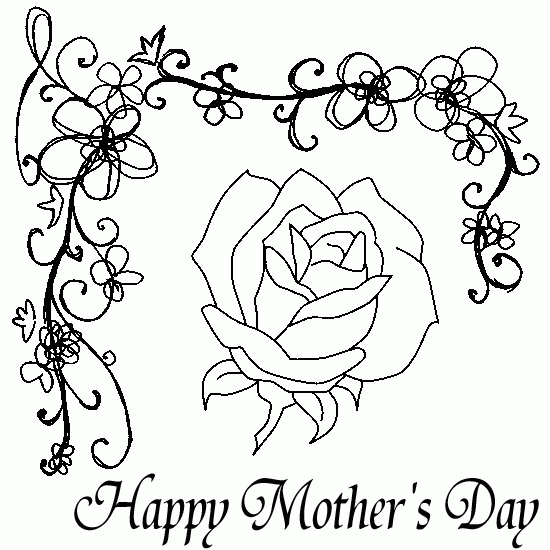 Mother S Day Coloring Page