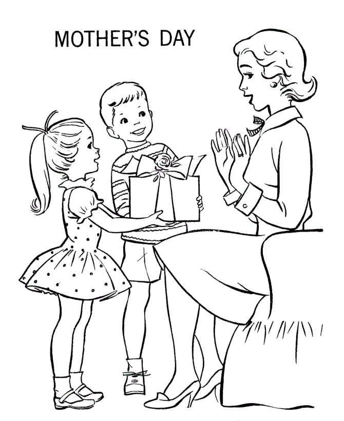 Free Printable Mothers Day Coloring Pages For Kids