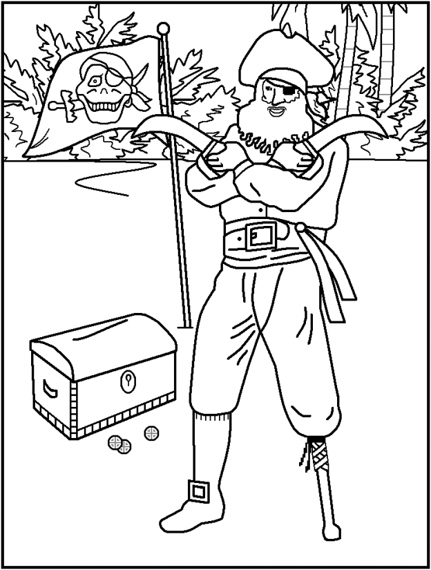 Free Printable Pirate Coloring Pages For Kids