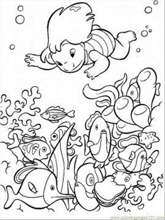 Underwater Themed Coloring Pages 10