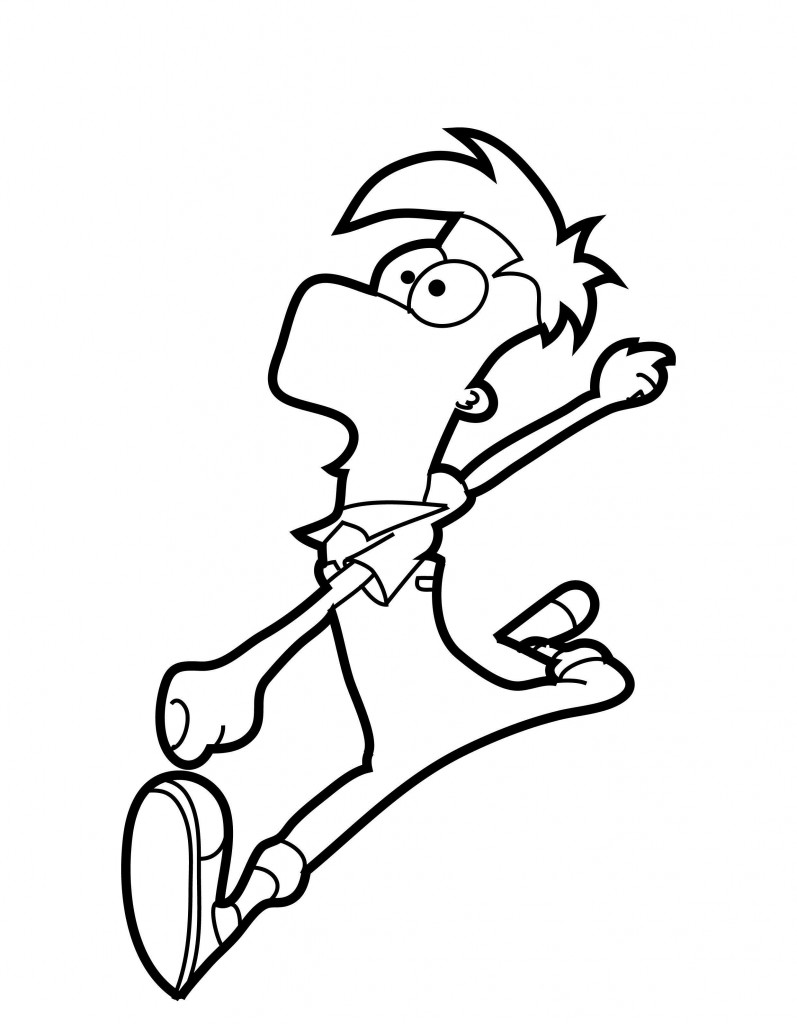 Phineas and Ferb Coloring Pages Images