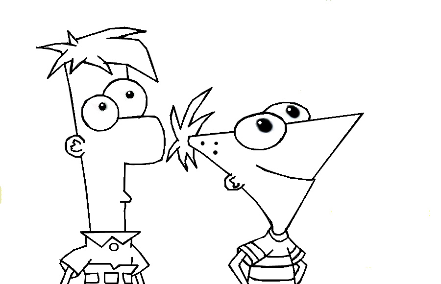 Free Printable Phineas And Ferb Coloring Pages For Kids