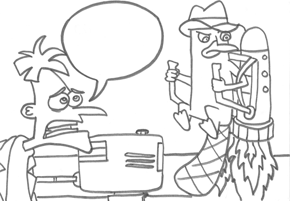 Phineas and Ferb Coloring Pages To Print