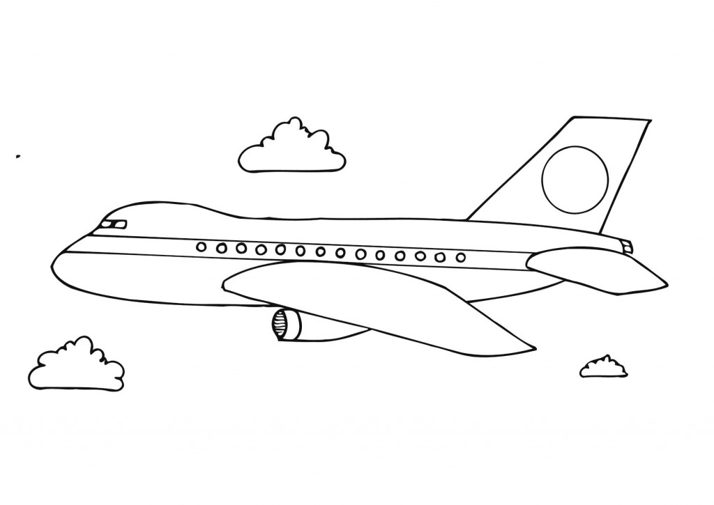 Photos of Airplane Coloring Pages