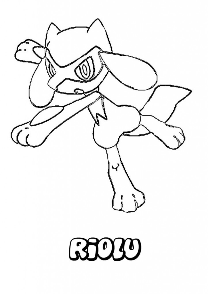 Pokemon Black and White Coloring Pages