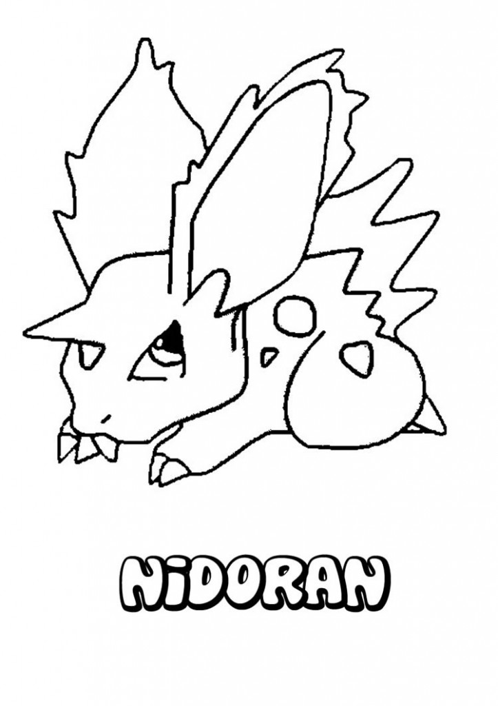 Pokemon White Coloring Pages