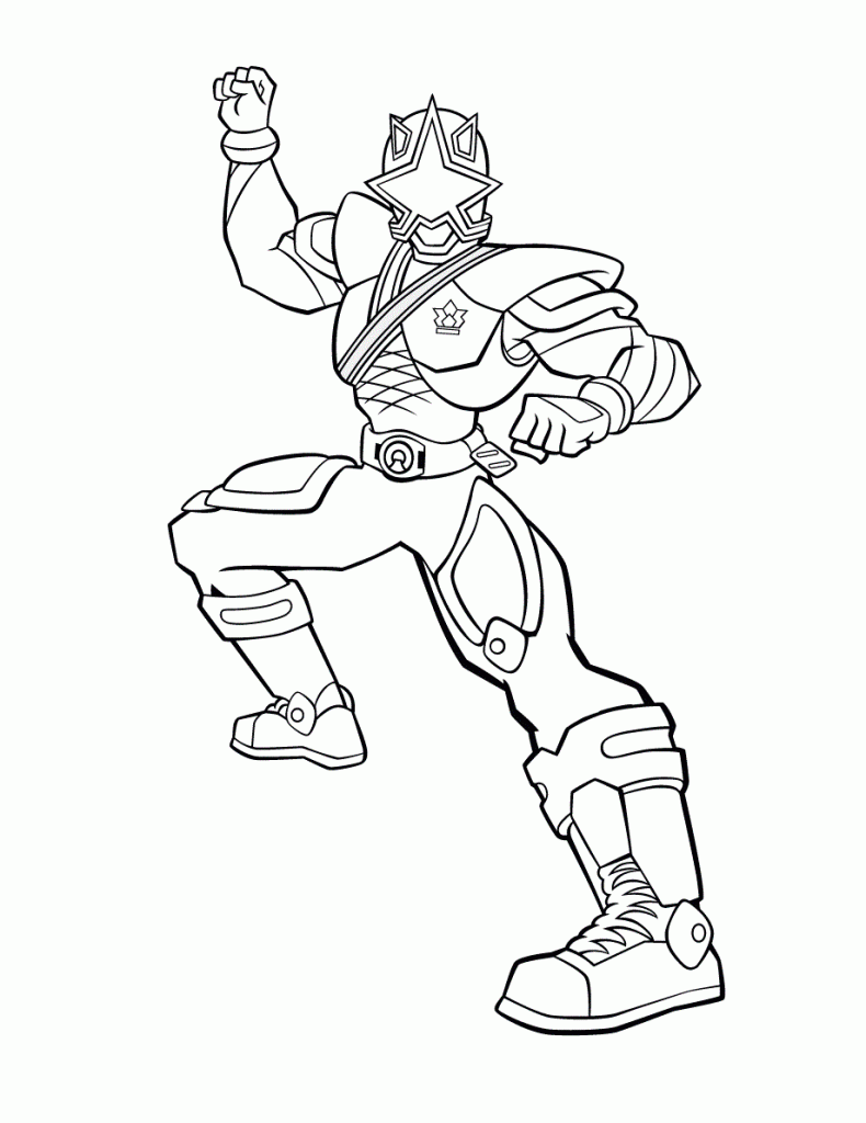 Power Ranger Coloring Pages For Kids