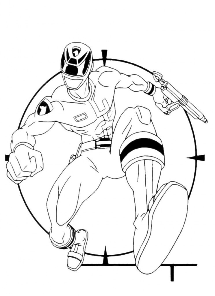 Power Ranger Dino Thunder Coloring Pages