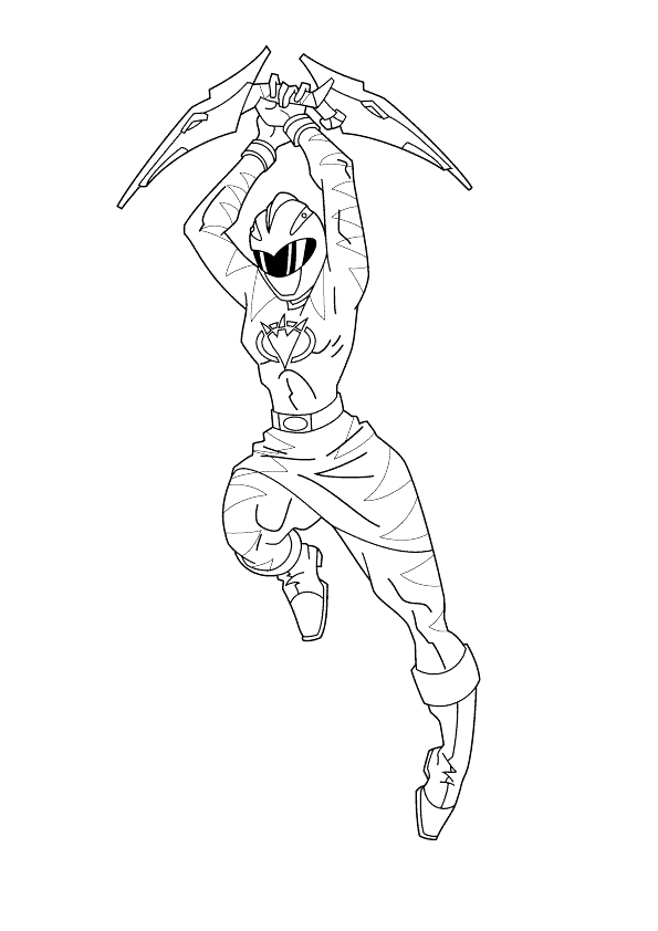 Power Ranger Jungle Fury Coloring Pages