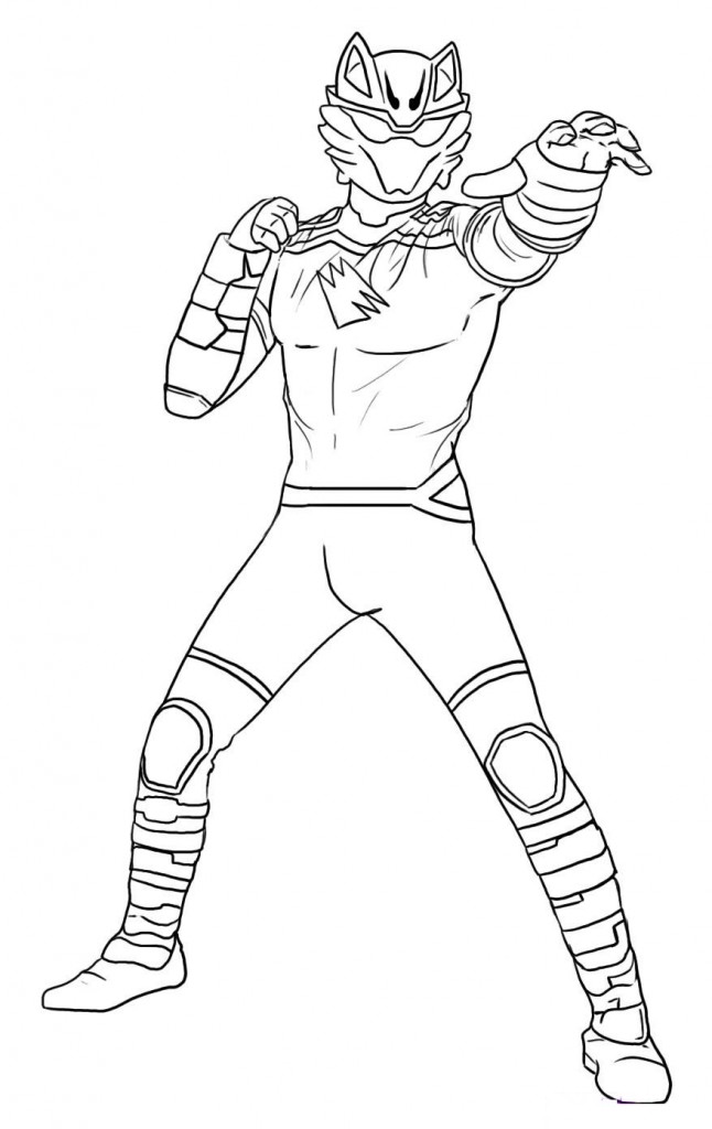 Power Rangers Dino Thunder Coloring Pages