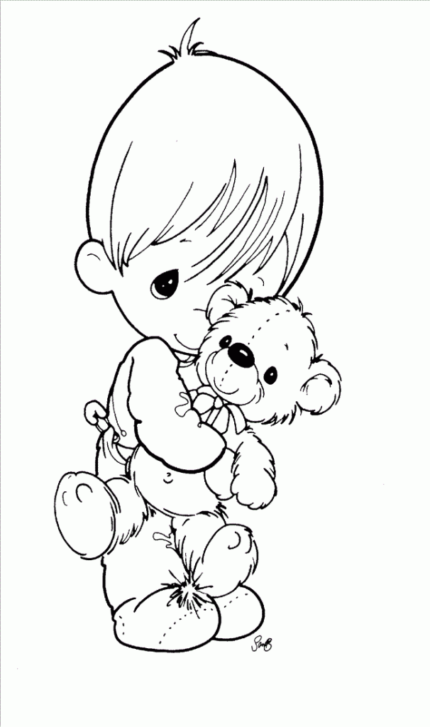 Precious Moments Baby Coloring Pages
